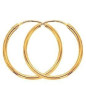Boucles D'Oreilles Créoles Fil 1,2 Ø16 Mm 1005170 - Marque Collection Elsass Bijouterie  Or 375/1000 - Couleur Jaune -