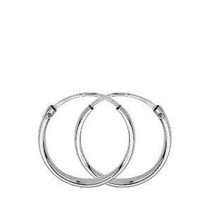 Boucles D'Oreilles Créoles Fil 1 Ø12 Mm 1005285 - Marque Collection Elsass Bijouterie  Or 375/1000 - Couleur Blanc