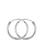 Boucles D'Oreilles Créoles Fil 1 Ø12 Mm 1005285 - Marque Collection Elsass Bijouterie  Or 375/1000 - Couleur Blanc