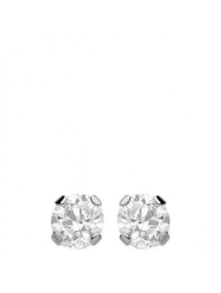 Boucles D'Oreilles 9K - 1006523 1006523 - Marque Collection Elsass Bijouterie  Or 375/1000 - Couleur Blanc Oxyde De Zirconium