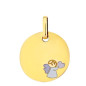 Pendentif Pendentif Bebe Or Jaune Ange Email 1006882 - Marque Collection Elsass Bijouterie  Or 375/1000 - Couleur Jaune -