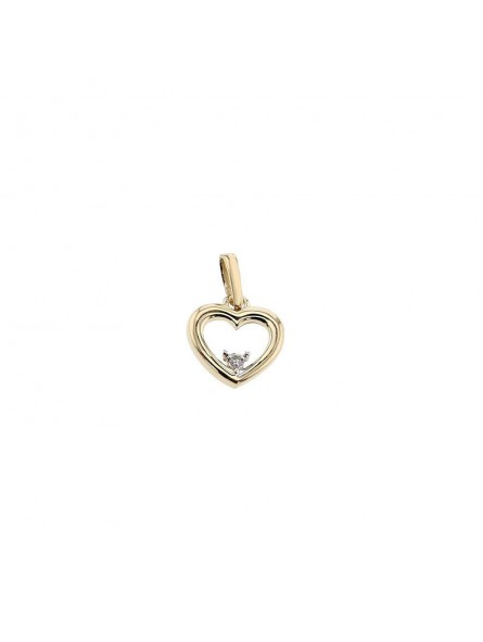 Pendentif Bijou Collection 1007986 1007986 - Marque Collection Elsass Bijouterie  Or 375/1000 - Couleur Bicolore - Diamant