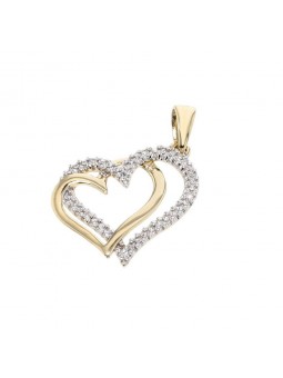 Pendentif Bijou Collection 1007990 1007990 - Marque Collection Elsass Bijouterie  Or 375/1000 - Couleur Bicolore - Diamant