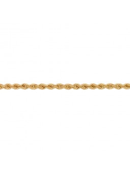 Bracelet Maille Corde 3,30 Mm Et 18 Cm, Or Jaune 9K 1009510 - Marque Collection Elsass Bijouterie  Or 375/1000 - Couleur Jaune -