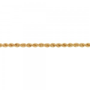 Bracelet Maille Corde 3,30 Mm Et 18 Cm, Or Jaune 9K 1009510 - Marque Collection Elsass Bijouterie  Or 375/1000 - Couleur Jaune -