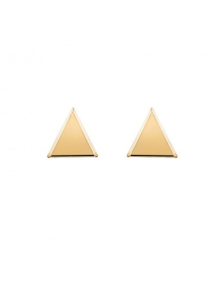 Boucles D'Oreilles Boucles D'Oreilles Triangles, Or Jaune 9K 1010336 - Marque Collection Elsass Bijouterie
