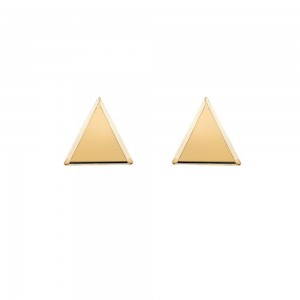 Boucles D'Oreilles Boucles D'Oreilles Triangles, Or Jaune 9K 1010336 - Marque Collection Elsass Bijouterie