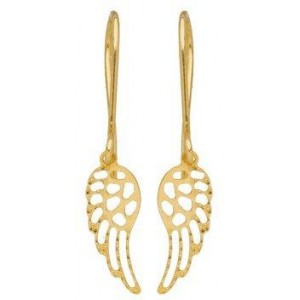 Boucles D'Oreilles Boucles D'Oreilles Ailes, Or Jaune 9K 1010385 - Marque Collection Elsass Bijouterie