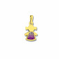 Pendentif Pendentif Fillette, Cristaux , Or Jaune 9K 1010494 - Marque Collection Elsass Bijouterie    Cristaux Swarovski