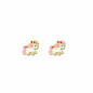 Boucles D'Oreilles Licorne, Email , Or Jaune 9K 1010502 - Marque Collection Elsass Bijouterie