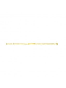 Bracelet Identite 14 Cm , Or Jaune 9K 1010513 - Marque Collection Elsass Bijouterie