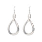Boucles D'Oreilles Pendantes Argent Rhodie 1010556 - Marque Collection Elsass Bijouterie   - Couleur Blanc