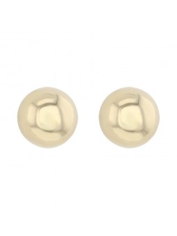 Boucles D'Oreilles Boules Or Jaune 1010560 - Marque Collection Elsass Bijouterie