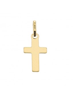 Boucles D'Oreilles Croix Or Jaune 9K 1010585 - Marque Collection Elsass Bijouterie