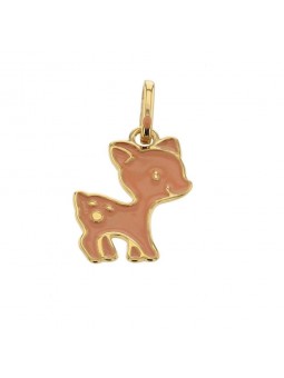Pendentif Pendentif Bambi Or Jaune 9K 1010593 - Marque Collection Elsass Bijouterie