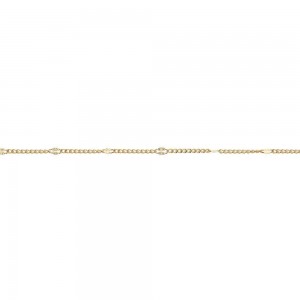 Collier Chaine Fantaisie Or Jaune 9K  40 Cm 1010600 - Marque Collection Elsass Bijouterie