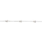 Bracelet Papillons 17 Cm Argent Rhodie 925 1010998 - Marque Collection Elsass Bijouterie   - Couleur Blanc