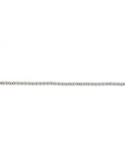 Bracelet Boules 14 Cm Argent Rhodie 925 1011002 - Marque Collection Elsass Bijouterie   - Couleur Blanc