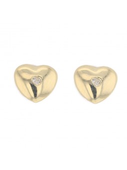 Boucles D'Oreilles Boucles D'Oreilles Coeurs- 1011828 1011828 - Marque Collection Elsass Bijouterie    Oxyde De Zirconium
