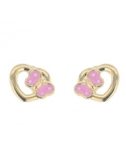 Boucles D'Oreilles Boucles D'Oreilles Coeurs - 1011830 1011830 - Marque Collection Elsass Bijouterie   - Couleur Jaune -