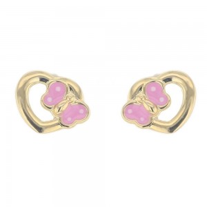 Boucles D'Oreilles Boucles D'Oreilles Coeurs - 1011830 1011830 - Marque Collection Elsass Bijouterie   - Couleur Jaune -