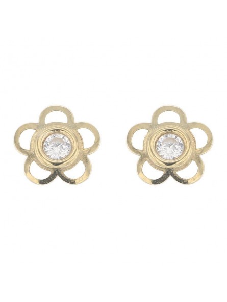 Boucles D'Oreilles Boucles D'Oreilles Fleurs Or - 1011834 1011834 - Marque Collection Elsass Bijouterie Oxyde De Zirconium Boucles D'Oreilles Boucles D'Oreilles Fleurs Or - 1011834 1011834 - Marque Collection Elsass Bijouterie Oxyde De Zirconium