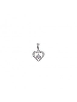 Pendentif Pendentif Coeur - 1012183 1012183 - Marque Collection Elsass Bijouterie    Oxyde De Zirconium