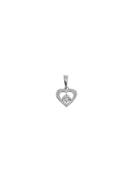 Pendentif Pendentif Coeur - 1012183 1012183 - Marque Collection Elsass Bijouterie    Oxyde De Zirconium