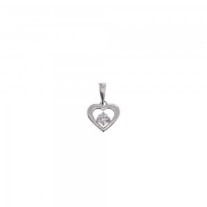 Pendentif Pendentif Coeur - 1012183 1012183 - Marque Collection Elsass Bijouterie    Oxyde De Zirconium