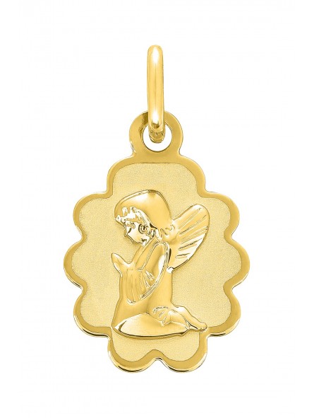 Médaille ange or jaune 750/000 - 20876