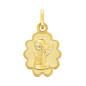Médaille ange or jaune 750/000 - 20876