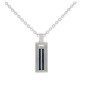 Collier Avec Cable En Acier Noir Et Blanc - 72-0006-N-G Collier Avec Cable En Acier Noir Et Blanc - 72-0006-N-G
