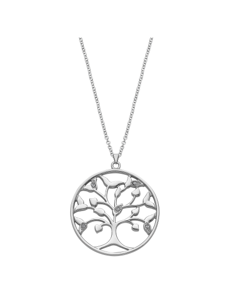 Collier Lotus Style "Arbre De Vie" Ls2084-1/1 - Marque Lotus Style  Acier - Couleur Blanc