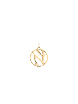 Les Georgettes - Pendentif Tigre - diamètre 25 mm, taille M