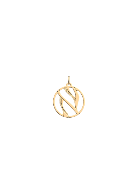 Les Georgettes - Pendentif Tigre - diamètre 25 mm, taille M