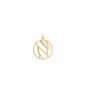 Les Georgettes - Pendentif Tigre - diamètre 25 mm, taille M