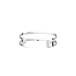 Les Georgettes - Bracelet Manchette Pure Originelle - 14 mm, taille M