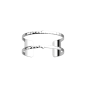 Les Georgettes - Bracelet Manchette Pure Martelée - 25 mm, taille M