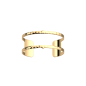 Les Georgettes - Bracelet Manchette Pure Martelée - 25 mm, taille M