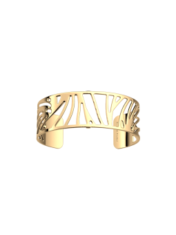 Les Georgettes - Bracelet Manchette Perroquet - 25 mm, taille L - Doré