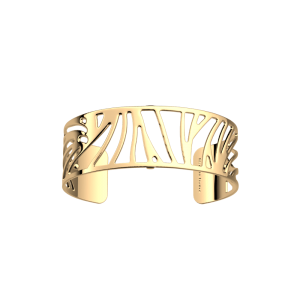 Les Georgettes - Bracelet Manchette Perroquet - 25 mm, taille L - Doré
