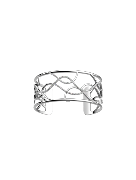 Les Georgettes - Bracelet Manchette Ondes - 25 mm, taille M