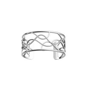 Les Georgettes - Bracelet Manchette Ondes - 25 mm, taille M