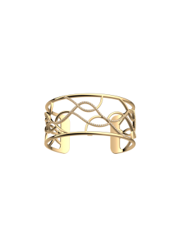 Les Georgettes - Bracelet Manchette Ondes - 25 mm, taille M