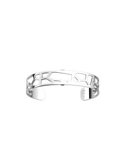 Les Georgettes - Bracelet Manchette Girafe - 14 mm, taille L - Argenté