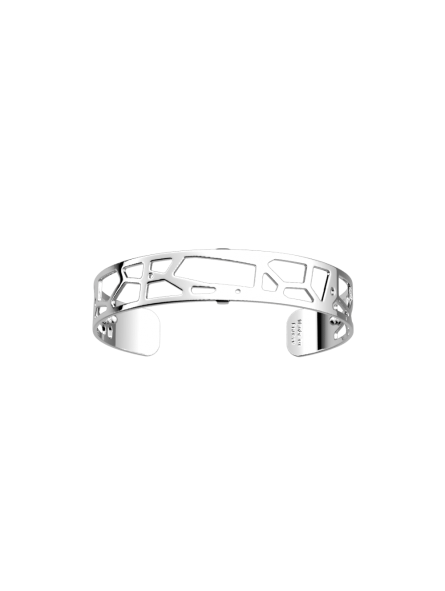 Les Georgettes - Bracelet Manchette Girafe - 14 mm, taille L - Argenté