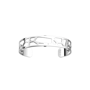 Les Georgettes - Bracelet Manchette Girafe - 14 mm, taille L - Argenté