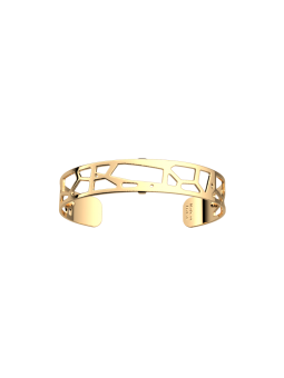 Les Georgettes - Bracelet Manchette Girafe - 14 mm, taille L - Doré
