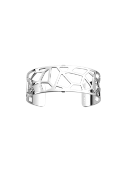 Les Georgettes - Bracelet Manchette Girafe - 25 mm, taille L - Argenté