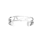 Les Georgettes - Bracelet Manchette Épis de blé - 14 mm, taille L